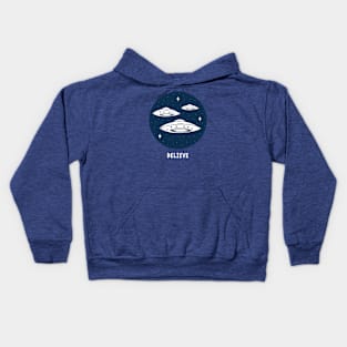 Believe UFOs Kids Hoodie